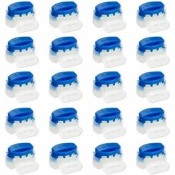 MèREÉTERNEL Connecteur De Câbles, Connecteurs De Câble Remplis De Gel Ou Graisse, Résiste à L’Eau Et Aux Intempéries, Parfait Pour Jardin & Extérieur Et Tondeuse Robot Et Voiture Mower (20 Pcs) Ternel