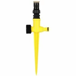 MERKMAK Systeme D'irrigation Automatique A Rotation A 360¡ã Arroseur Multi-pointes Pour Jardin, Terrasse, Pelouse, Multi-angle Et 3 Vitesses Reglable Pour Gazon Exterieur