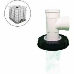 Couvercle IBC Avec Filtre En Nylon, 165mm Filtre Cuve IBC Couvercle, Couvercle IBC Avec Évent Pour Réservoir D'eau De Pluie IBC 56Vingt -Arrosage Enterré Soldes 64936427 2