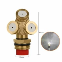 BDD Buse D'atomisation En Laiton, Buse D'irrigation Agricole, Buse D'atomisation D'eau De Jardin-2pcs -Arrosage Enterré Soldes 65374096 3