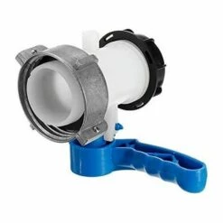 PREMIER Vanne Papillon De Rechange Pour Cuve IBC Jusqu’à 1000 L Ou Réservoir De Chasse D'eau, Avec Adaptateur Pour Bride DN50 (75 Mm, Aluminium) -Arrosage Enterré Soldes 65630902 3