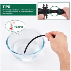 THSINDE Kit D'irrigation Goutte à Goutte, Kit D'irrigation Réglable, Système D'irrigation, Kit De Micro-irrigation Pour Système D'irrigation Automatique Installé Dans La Serre De Jardin -Arrosage Enterré Soldes 67503067 3