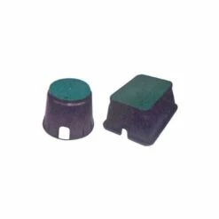 QUINCAILLERIE DE LA GIRONDE Regard De Visite (rond Ou Rectangulaire) - Rond - En PVC- Diamètre 25 Mm - Hauteur 26 Mm - Avec Poignée Anti-vol